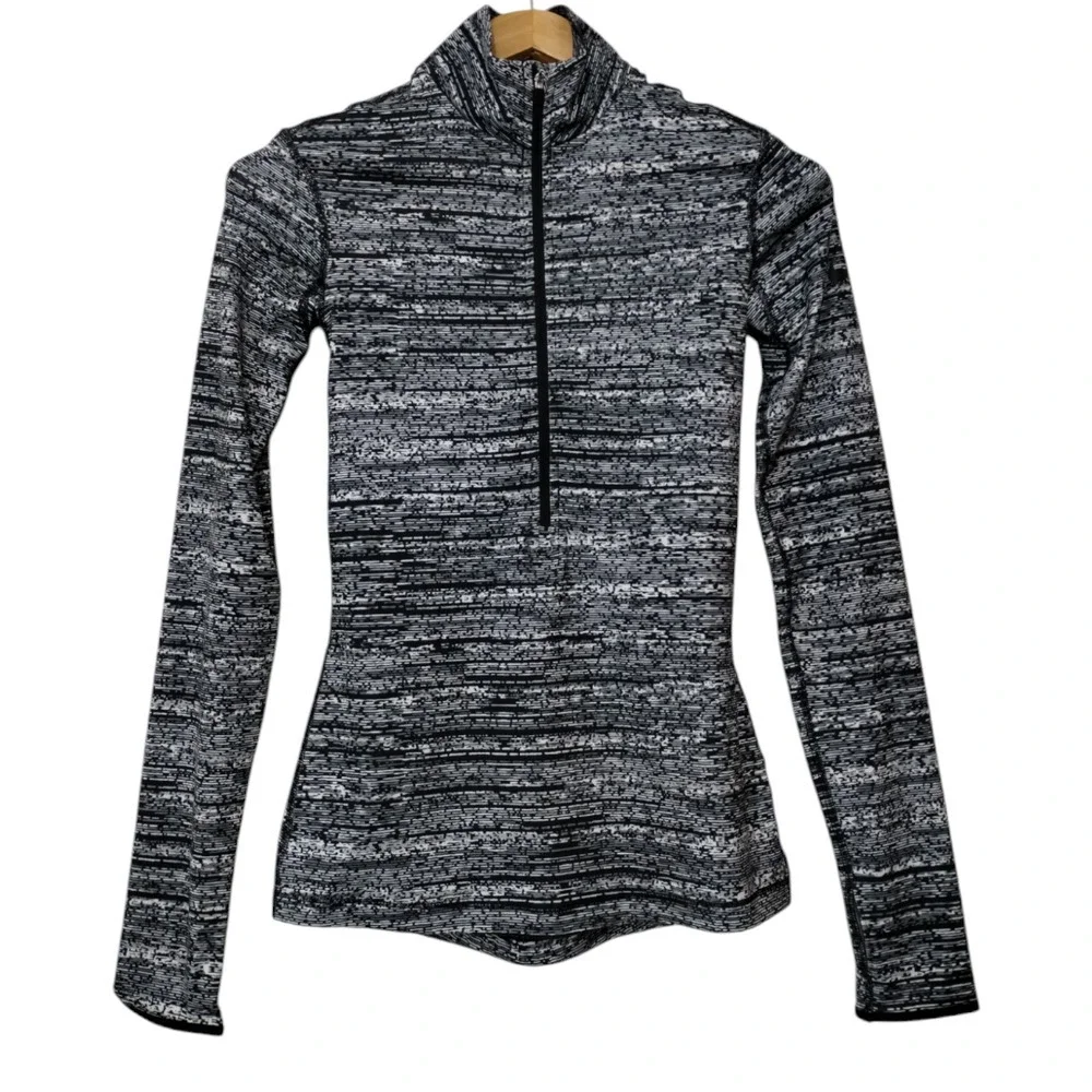 Nike Pro Warm Subtle Print 1/2 Zip Pullover‎ Heather